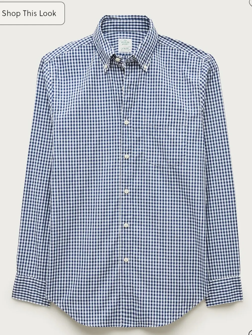 J. Crew classic gingham